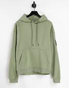 Jack & Jones Core Oversized Hoodie With Arm Logo In Light Green