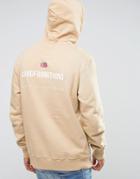 Good For Nothing Hoodie With Back Print - Beige