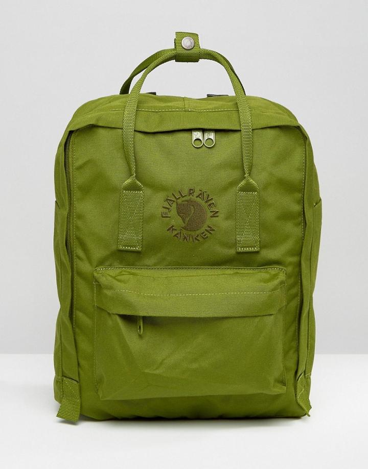 Fjallraven Re- Kanken 16l Backpack In Green - Green