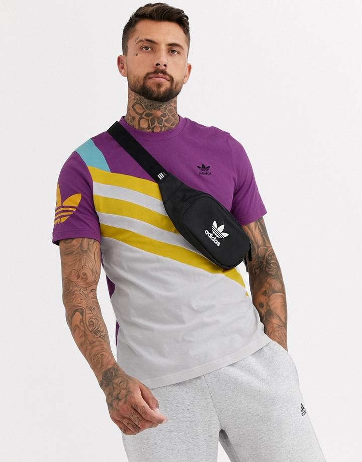 Adidas Originals T-shirt Sportive Purple - Purple