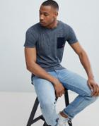 Jack & Jones Core T-shirt With Contrast Pocket - Blue