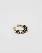 Asos Ball Faux Nose Ring - Burnished Gold