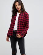 Abercrombie & Fitch Check Shirt - Red