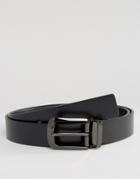Smith And Canova Smart Leather Belt - Black