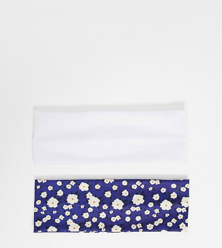 Daisy Street 90's Hair Bands 2 Pack-multi