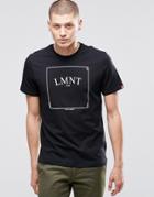 Element Lmnt Logo T-shirt Flint Black - Black