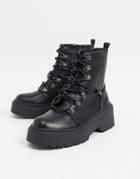 Raid Jackson Lace Up Boots In Black