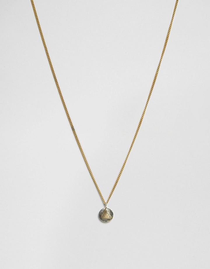 Made Two Tone Necklace - Gold