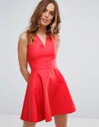 Sisley Skater Dress - Red
