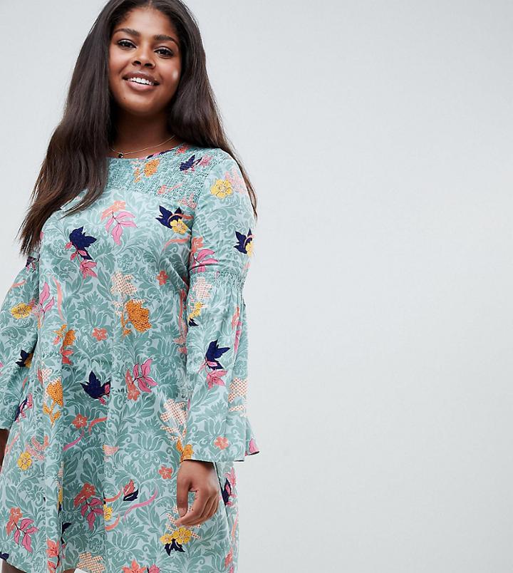 Junarose Floral Swing Dress - Multi