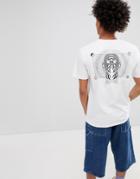 Sweet Sktbs T-shirt With Psychedelic Back Print In White - White