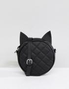 Monki Cat Cross Body Bag - Black