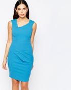 Lipsy Pleated Mini Dress - Blue