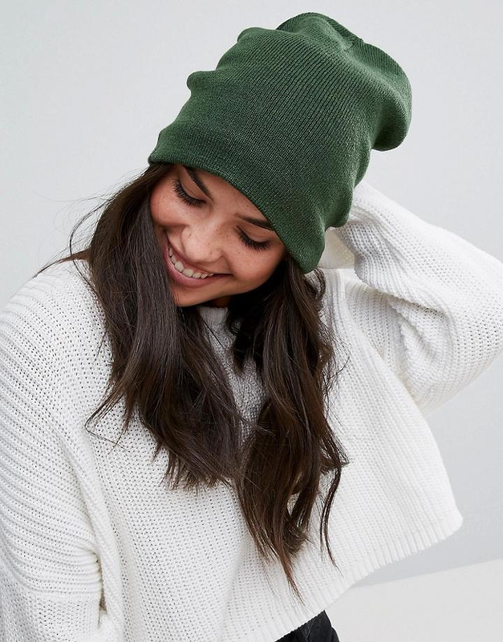 Plush Fleece Lined Barca Hat In Hunter Green - Green