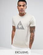 Le Coq Sportif Beige T-shirt With Large Logo In Beige 1711090 - Beige