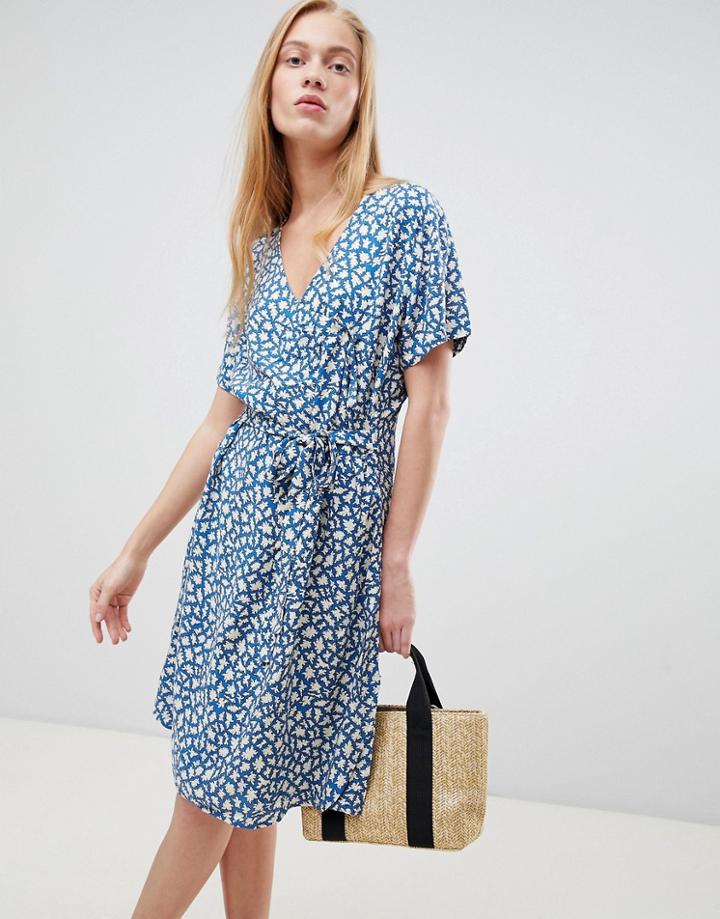B.young Printed Wrap Dress - Multi