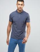 Selected Homme Popper Polo - Blue