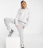 Weekday Alisa Organic Cotton Blend Oversized Hoodie In Gray Heather-grey