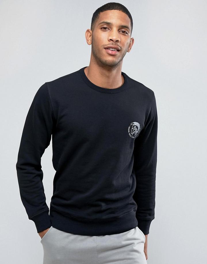 Diesel Sweatshirt With Logo In Black - Black
