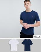 Farah Dornoch 2 Pack Lounge T-shirts - Navy