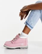 Timberland Nellie Chukka Boots In Pink