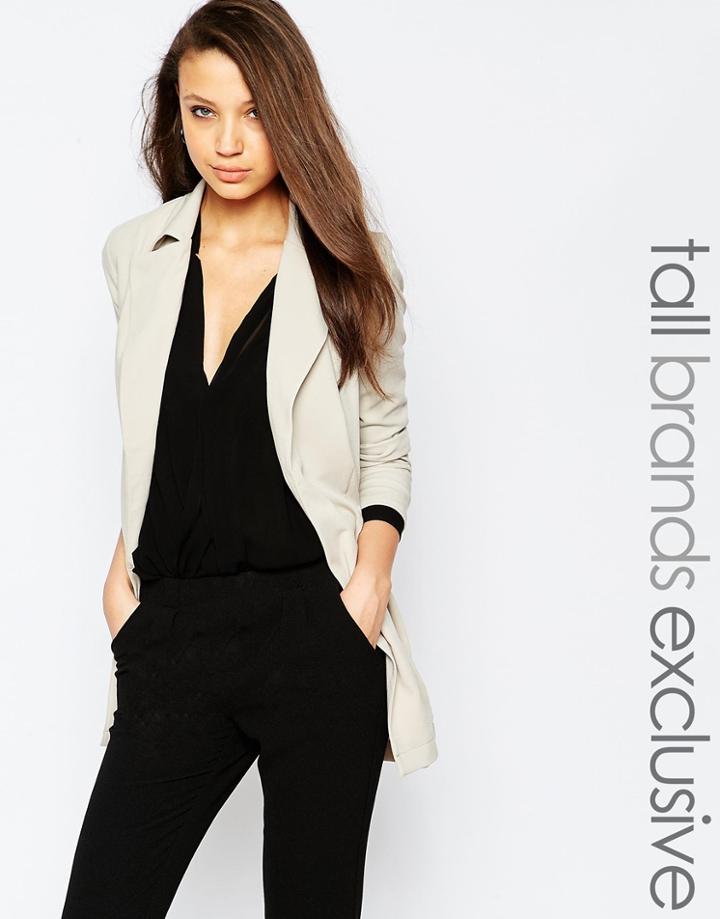Alter Tall Oversized Relaxed Blazer - Camel