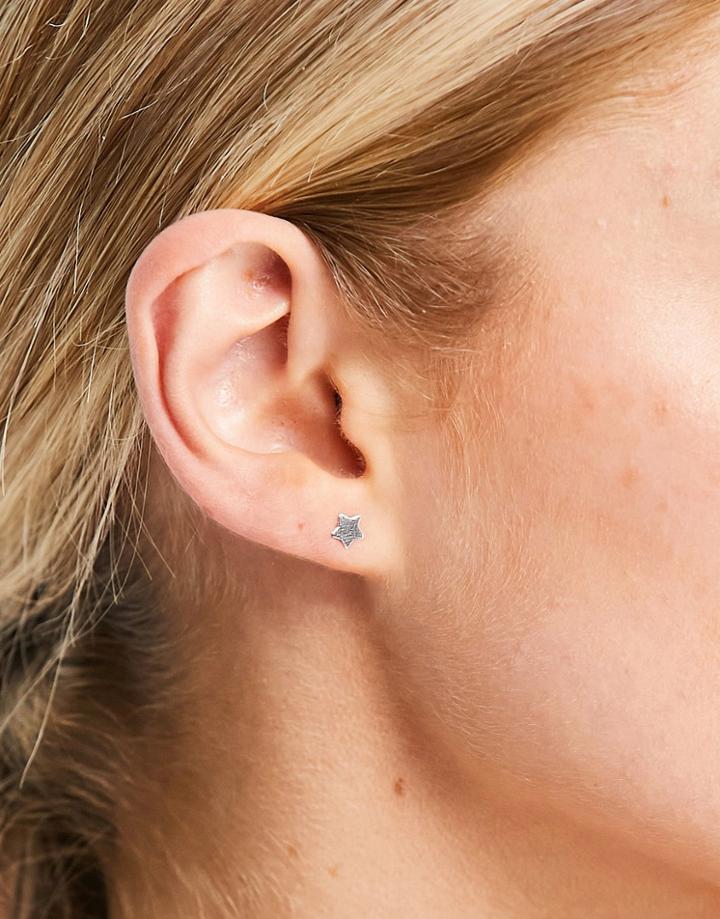 Bloom & Bay Sterling Silver Star Stud Earrings