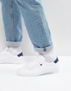 Pull & Bear Sneakers With Block Stripes In White - White