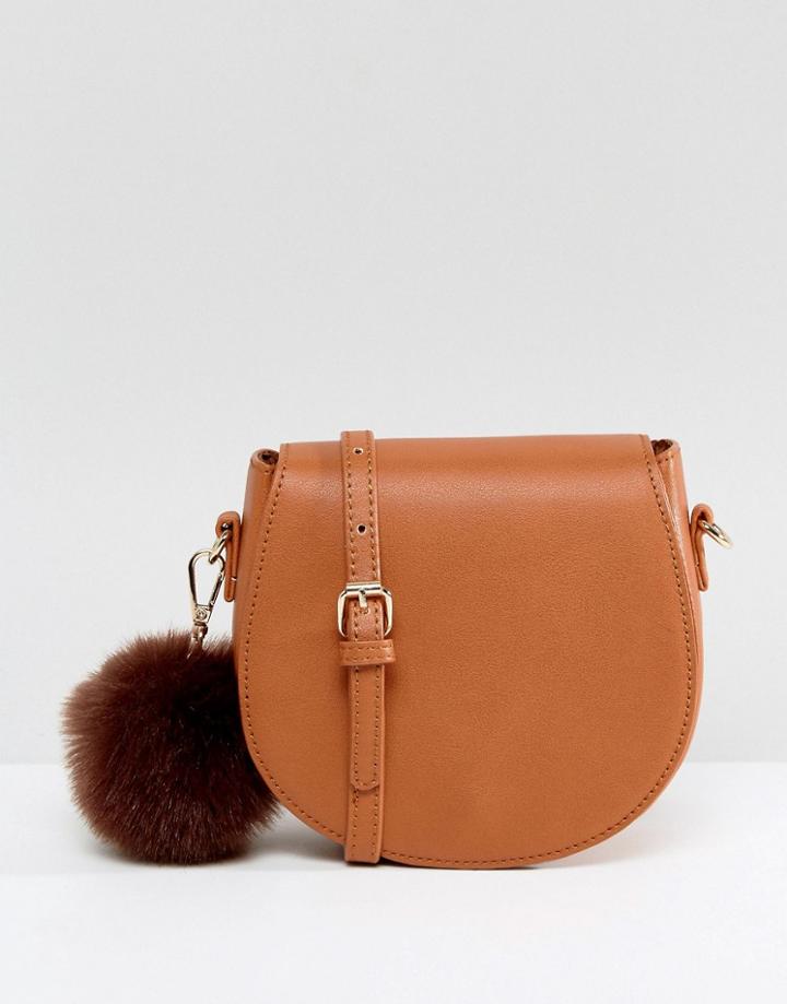 Park Lane Crescent Crossbody Bag - Tan