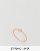 Kingsley Ryan Rose Gold Plated Stone Ring - Gold