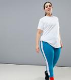 Asos 4505 Curve Elastic Double Cuff Legging - Green