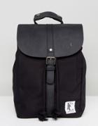 Forbes & Lewis Leather Littlehampton Backpack In Black - Black