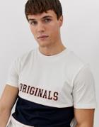 Jack & Jones T-shirt With Color Blocking-white