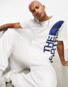 The North Face Jumbo Logo Fill T-shirt In White