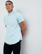 Burton Menswear Oxford Shirt In Mint - Blue