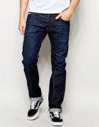 Diesel Jeans Safado 844c Straight Fit Stretch Dark Wash - Dark Wash