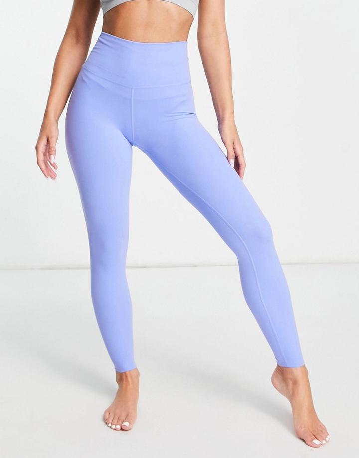 Nike Yoga Luxe 7/8 Leggings In Blue-blues
