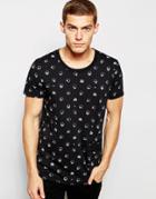 Junk De Luxe All Over Print T-shirt - Black