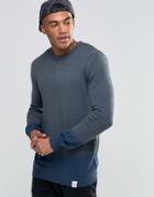 Nicce Dip Dye Sweatshirt - Gray