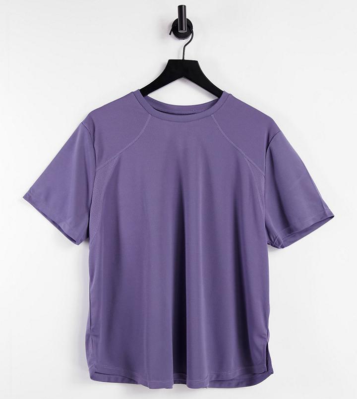 Asos 4505 Curve Icon Performance T-shirt-purple