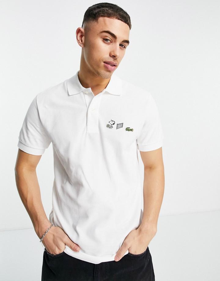 Lacoste X Peanuts Polo In White