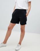 Fred Perry Track Short With Logo Tape Detail - Black