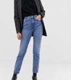 Weekday High Waist Slim Straight Leg Case Jeans - Blue