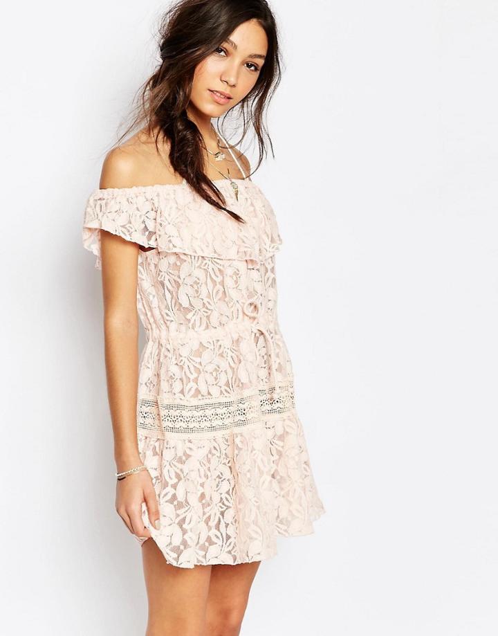 Somedays Lovin Verona Lace Dress - Blush