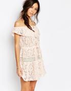 Somedays Lovin Verona Lace Dress - Blush