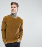 Nudie Jeans Co Terry Sweatshirt Gold - Gold