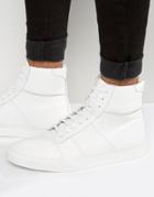Kg By Kurt Geiger Glastonbury Trainers In White Leather - White