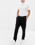 Selected Homme Tracksuit Sweatpants In Slim Fit-black