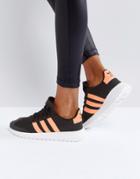Adidas Originals Flb Sneakers In Black And Coral - Black