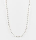 Serge Denimes Silver Pearl Bead Necklace
